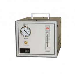 Nitrogen gas flow control box features a Nitrogen gas flow gauge (0-10 l/min), pressure in