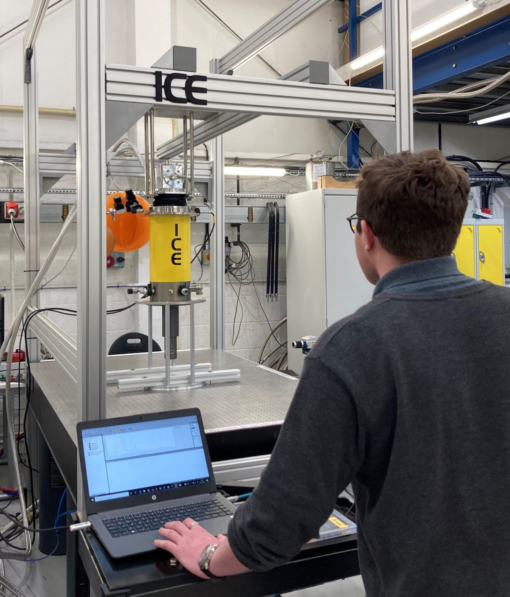 ICEoxford vibration test rig gets up and running